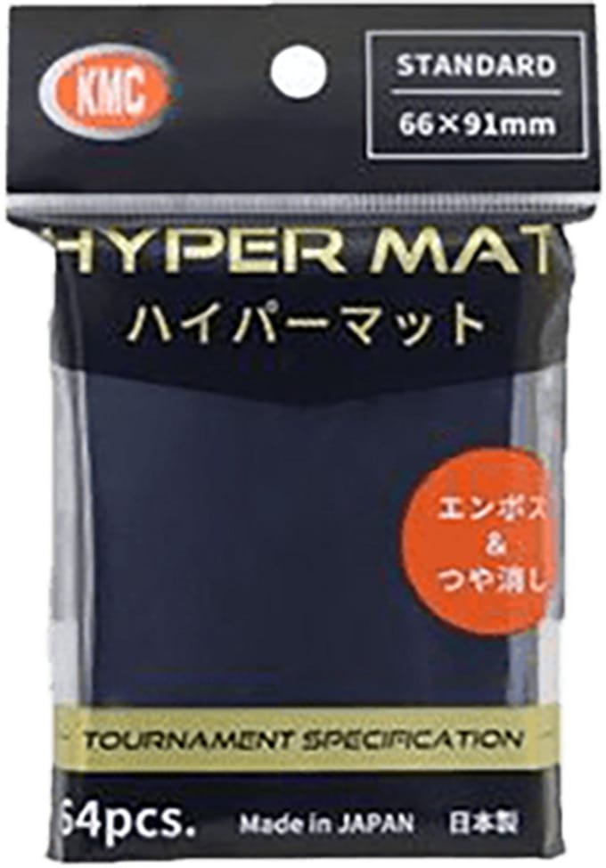 KMC Hyper MAT - Sleeves - Zwart - 64 stuks