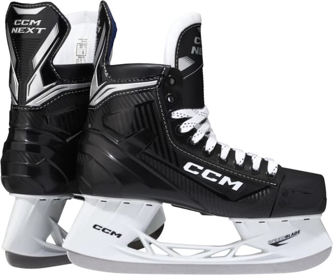 CCM - Next IJshockeyschaatsen - Kinderen - Zwart - Yt 8.0 (26 EU)