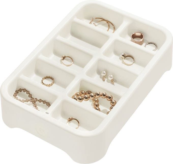 iDesign - Organizer met 10 Compartimenten - Gerecycled Kunststof - Beige
