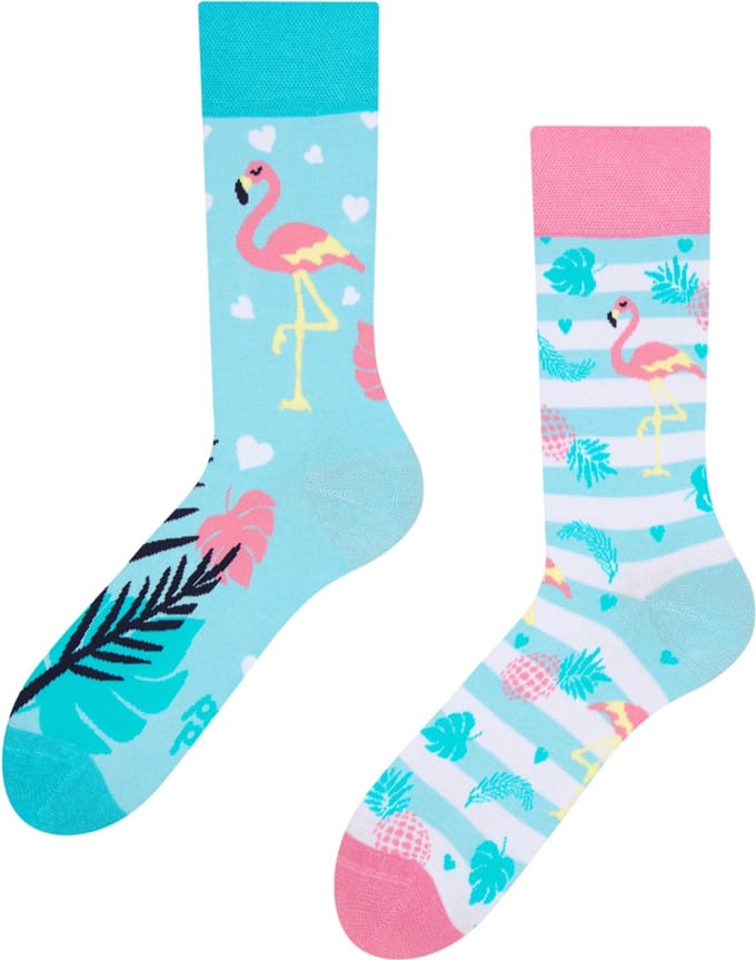 Mismatch Sokken Love Flamingos 39-42