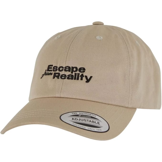 Mister Tee - Escape From Reality Low Profile Cotton Twill Verstelbare pet - Grijs