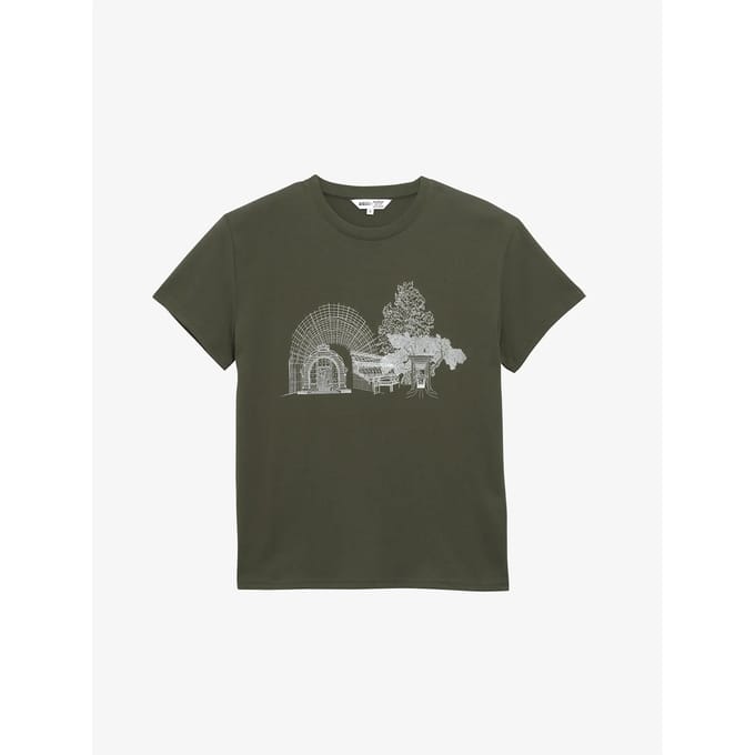 Dames-T-shirt met opdruk Aigle
