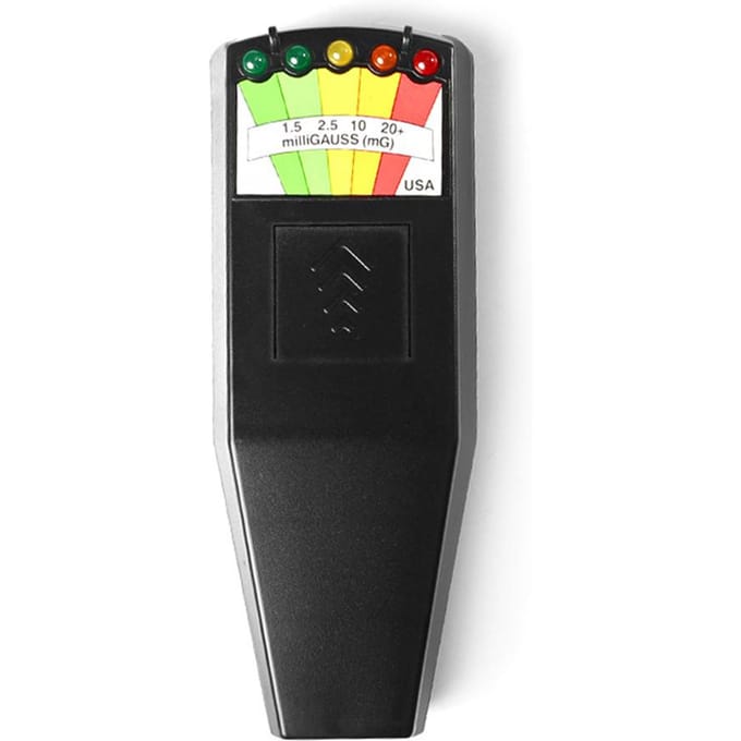 Elektromagnetisch veld EMF Gaussmeter Stralingsdetector Draagbare EMF Magnetische veldmonitor 5 LED zwart