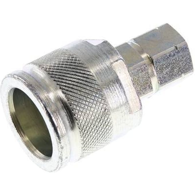 Stalen DN 6.3 Hydraulische Koppeling Insteeknippel G 1/4 inch Binnendraad ISO 14541 D M24 x 2