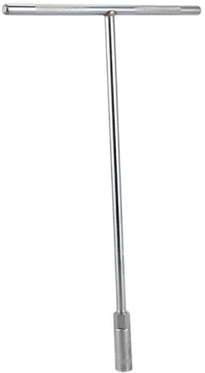 Dailygoods- Moersleutel T-type 290mm - Zeskant Sleutel - Flexibele Kop - Chroom Vanadium Staal - T-Greep - Universele Spanner