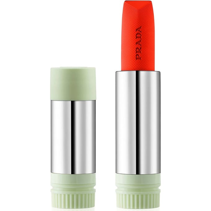Prada Soft Matte Rouge Lipstick Refill 3.8g (Various Shades) - O177 - Flamingo