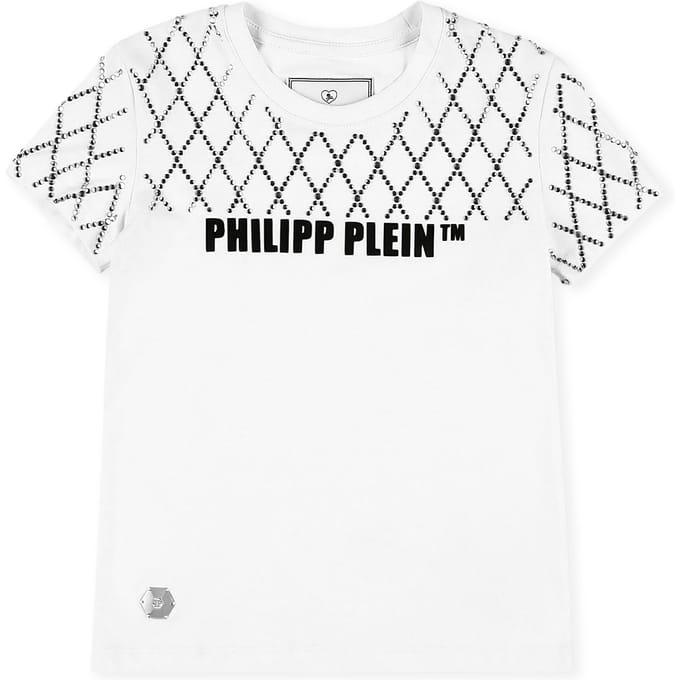 T-Shirt Round Neck Ss Crystal Plein