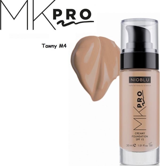 NIOBLU - MKPro - Creamy - Foundation - SPF 15 - Tawny M4