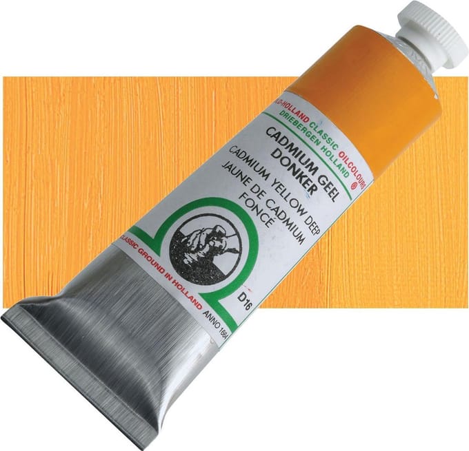 Oil paint Old Holland 40ml – 016 Cadmium Yellow Deep