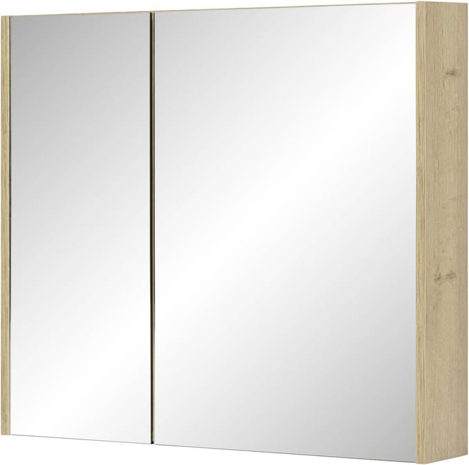 Saqu spiegelkast 80x14x70cm eiken marcato