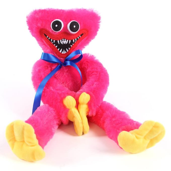 Poupée en Peluche Poupée Time Around Poupée Monstre Saucisse Poupée Monstre Rouge Bleu Poupée Diable Bleu Jouet en Peluche 40cm