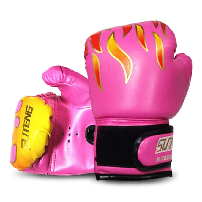 Gants de boxe pour enfants, gants d'entraînement pour enfants, Muay Thai, sac de boxe, mitaines de boxe vert