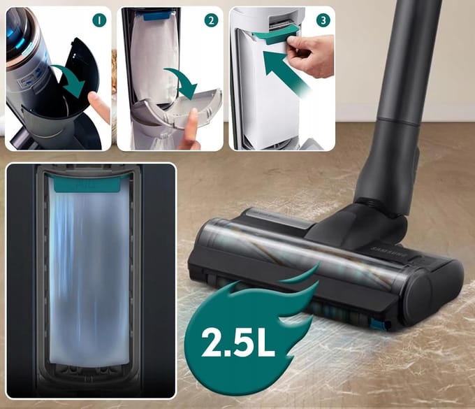 AreoSe - Stofzuigerzakken voor Samsung Bespoke Jet - 12 stuks