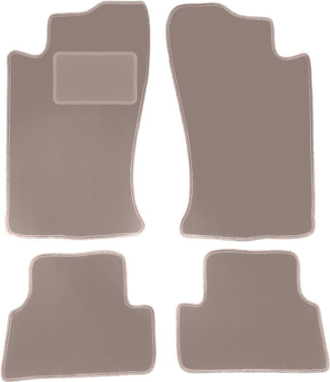 Beige velours matten voor: Mitsubishi Eclipse 2G coupé (1995-1999)