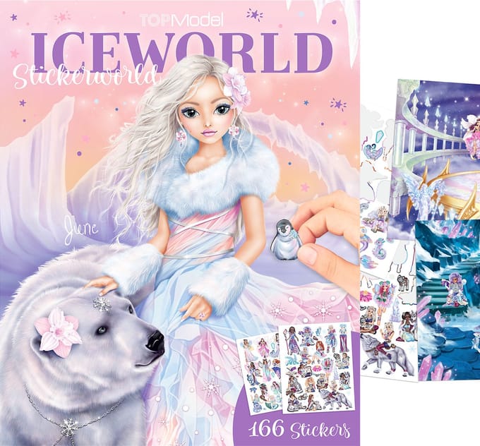 Top Model TOPModel Stickerworld ICEWORLD Educatieve boeken (spelletjes en raadsels)