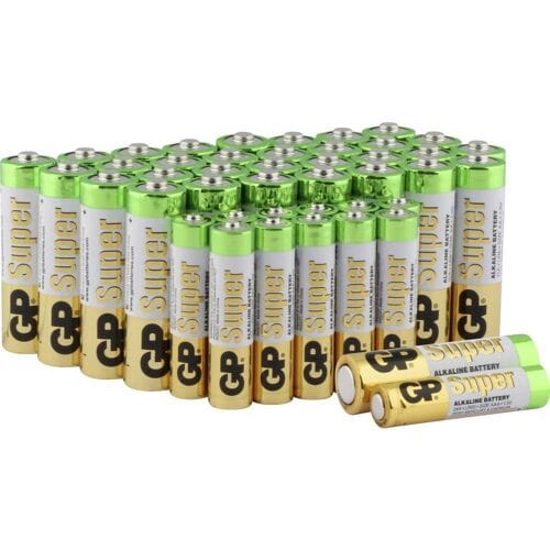 GP 44 stuk(s) Batterijset 32x AA, 12x AAA 1.5 V Alkaline GPSUP15A24A904S44