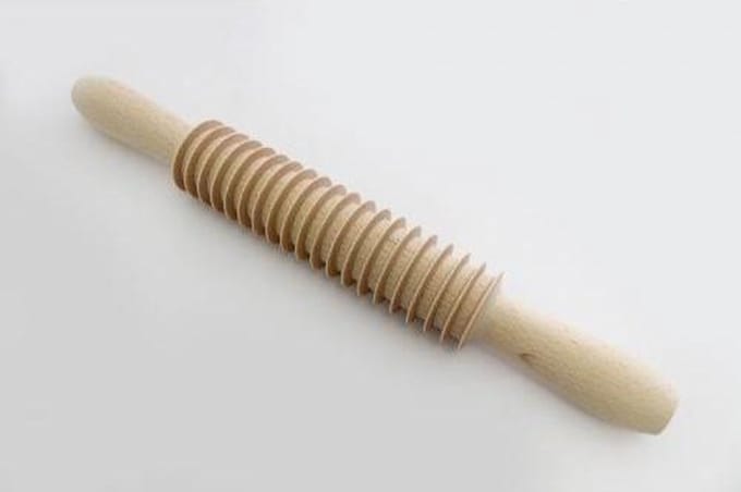 Houten rolstok / deegroller voor fettucini - Eppicotispai