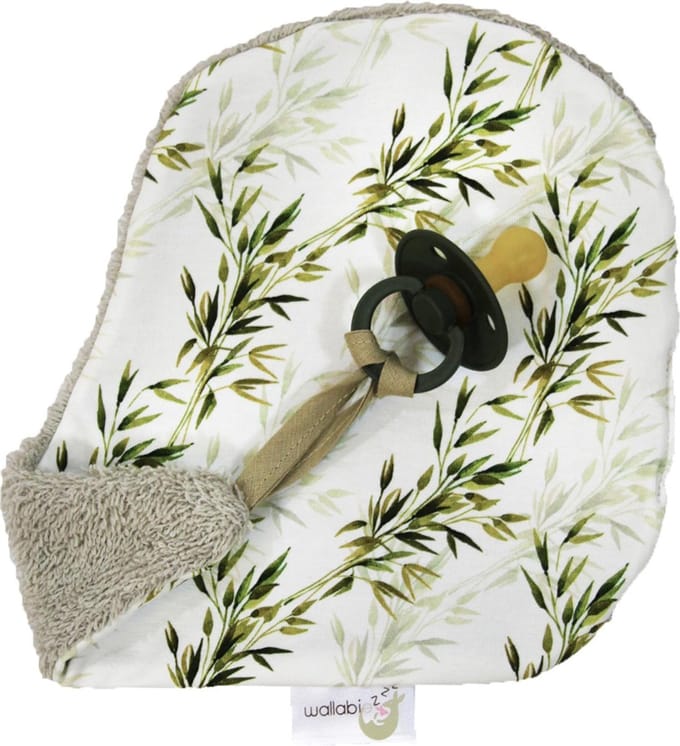 Wallabiezzz Speendoekje - Speenknuffel - Baby - Bamboo - Groen