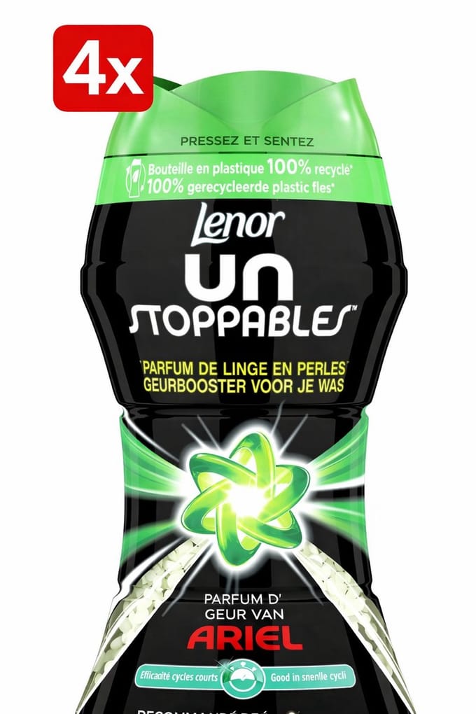 (4x) Lenor Unstoppables - Geurbooster - Parfum van Ariel - 11 Wasbeurten