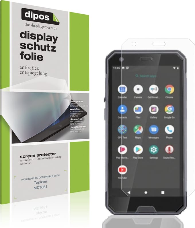 dipos – 4x Matte Beschermfolie geschikt voor Topicon MDT661 | Krasbestendige & antireflecterende Screenprotector Ultra-Thin