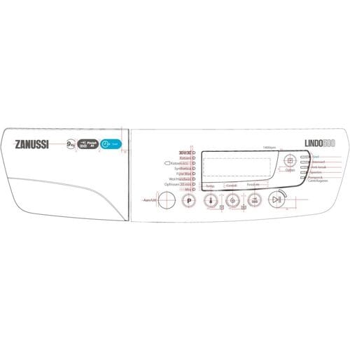 AEG controlepaneel, wit, Zanussi 140046461012