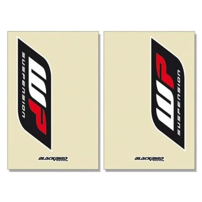 Motorcycle Fork Decor Stickers Blackbird Racing WP