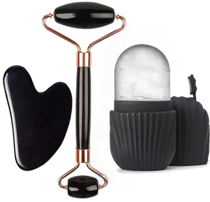Ice Roller Gezicht – Gezichtsroller Set voor Huidverzorging – Lifting & Contouring Massage