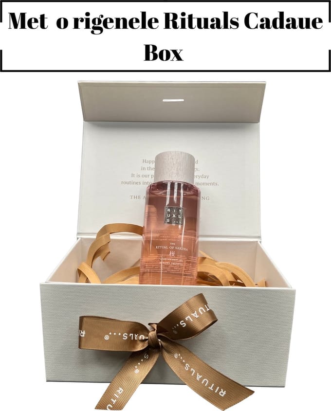 Rituals of Sakura - Geschenkset - Sakura Bath Foam 500 ml - Originele Rituals Cadeaubox