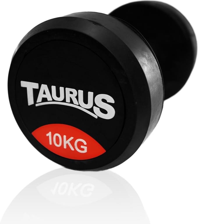 Taurus halter gerubberd - Dumbbell 7,5 kg
