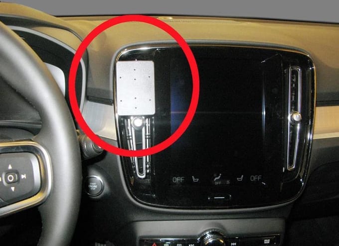 Brodit ProClip houder geschikt voor Volvo XC40 2018 - EX40 / EC40 / C40 2025 - Angled mount
