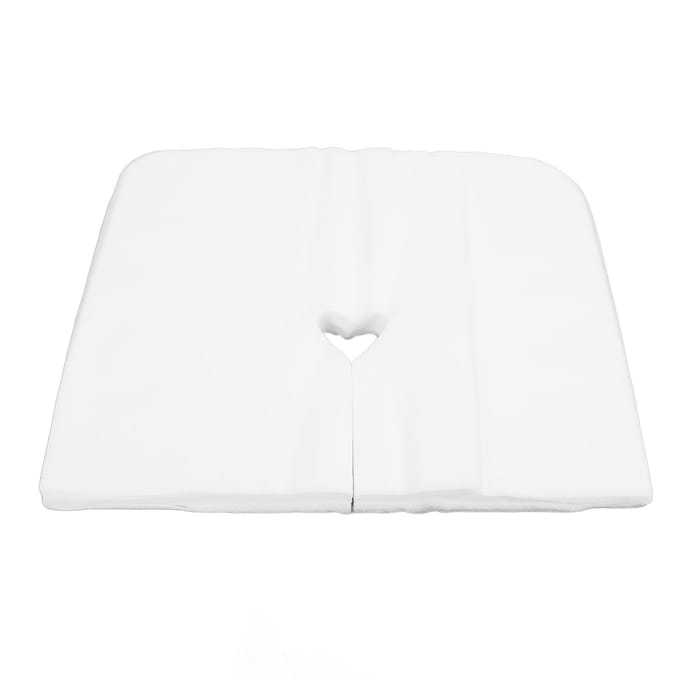 200 stuks Massage Gezichtsbedekking Wegwerp Comfortabele Hoofdsteunhoezen Stof Wit voor Thuis Salon white