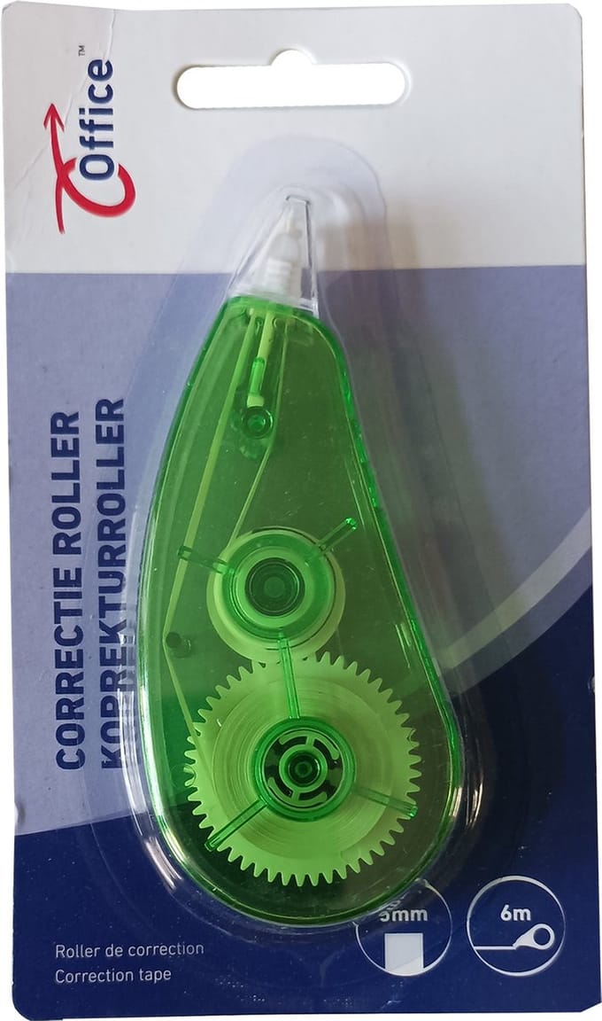 Correctieroller Office Groen - 5 mm x 6 m
