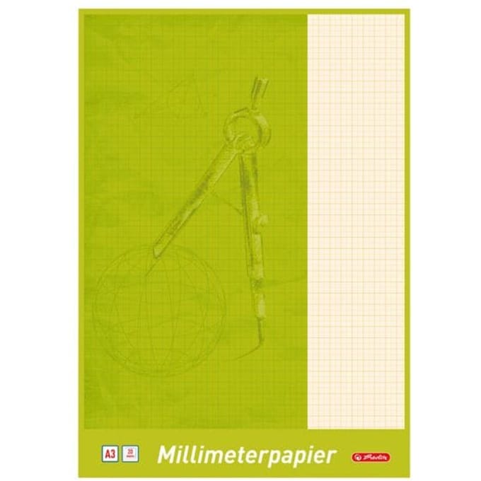 Herlitz 690305 schrijfblok & schrift A3 20 vel Meerkleurig