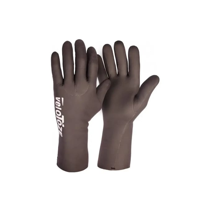 veloToze Waterproof Cycling Glove - Black - Small - Handschoenen