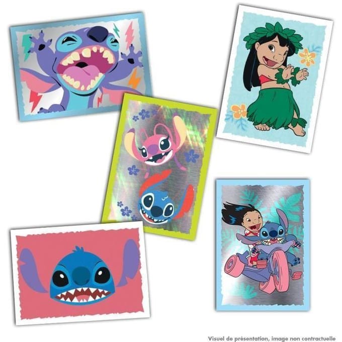 Blister - PANINI - Stitch - 11 zakjes - 55 stickers schoon