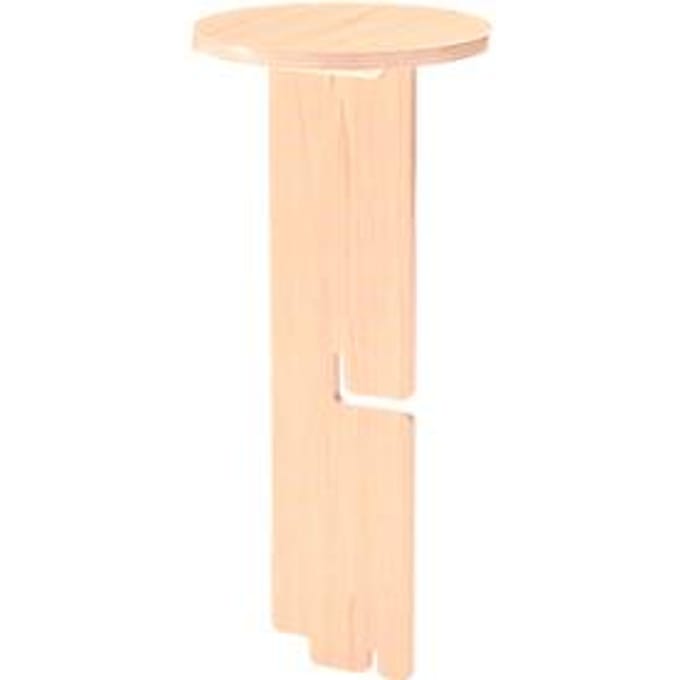 Nowy Styl Tablar voor Tri.Ply-poefs M en L, beukenhout