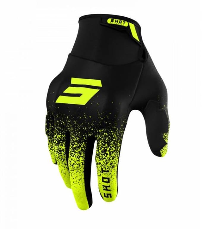 SHOT Drift Edge Neon Geel - Handschoen