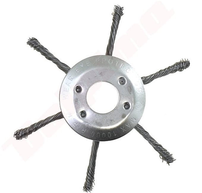 Onkruidborstel metaal SPIDER L6 150mm 6'' 25,4mm