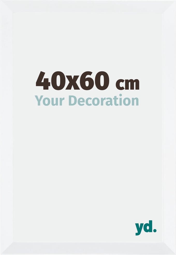 Your Decoration - Fotolijst 40x60 cm - MDF - Wit Mat - Catania