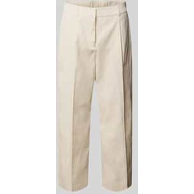 Cropped broek met vouwplooien model 'Cisan Flow'