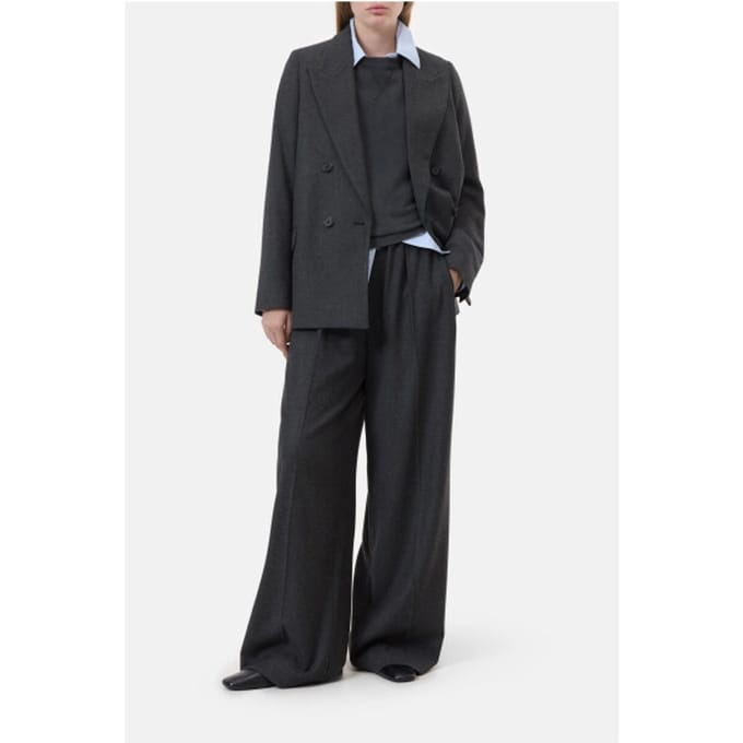 Closed Fitted Doublebreasted Blazer Blazers Anthraciet C97884-355-22