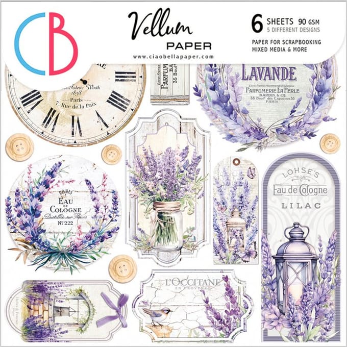 Vellum Paper "Morning in Provence"