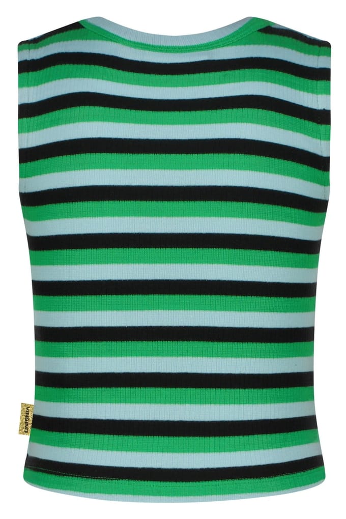 Vingino Girls Basic-crop Rib Top Top Multicolor Green Taglia: 2 | Camicie Outlet | kids | Verde