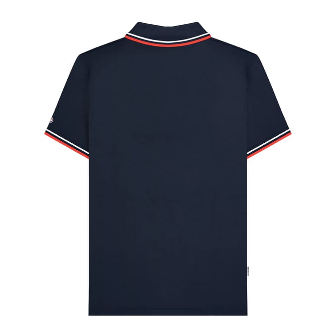 Lambretta Heren SS25 Twin Tip Poloshirt 4XL grijs/Vloot
