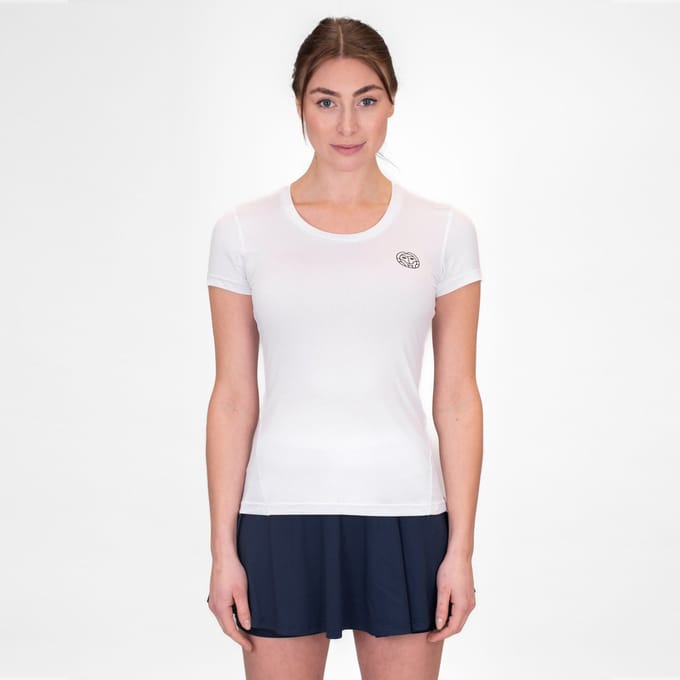 BIDI BADU Crew T-shirt Dames-Wit
