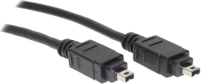 FireWire 400 kabel met 4-pins - 4-pins connectoren / zwart - 3 meter