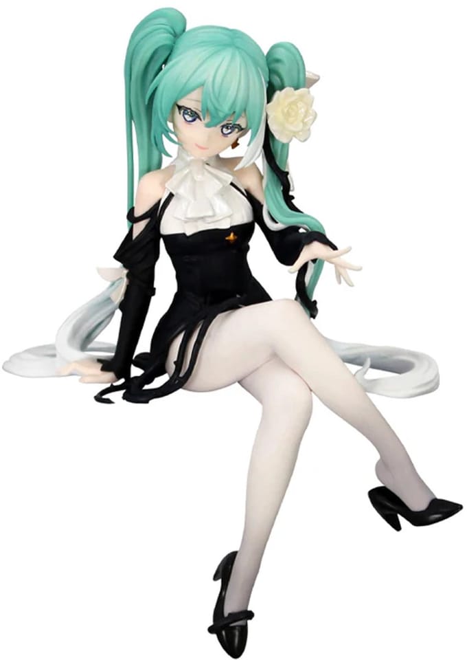 Vocaloid - Hatsune Miku Flower Fairy White Rose Noodle Stopper Figure