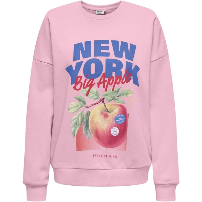 ONLY - ONLELO L/S PRINT BOX CS SWT Dames Trui