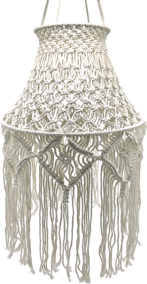 Lavandoux - Macramé Lampenkap - Bohemian - Ø40cm - Naturel
