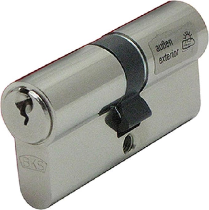 Bks profielcilinder skg** dubbel vernikkeld pz8820 31/55mm ( a 1 st )
